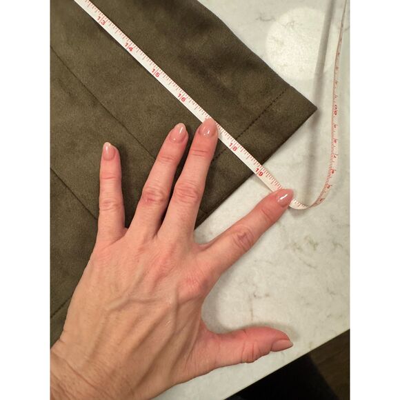 NWT Bagatelle NYC Collection Faux Suede Bomber Jacket Night Out Olive Green - Picture 9 of 9